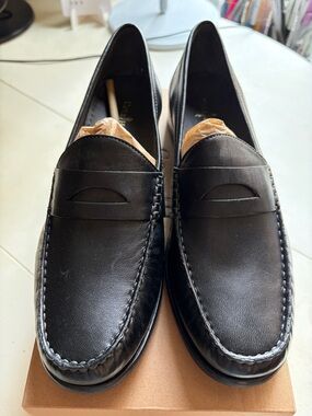 Cole Haan Black Leather laurel Moccasin for Women